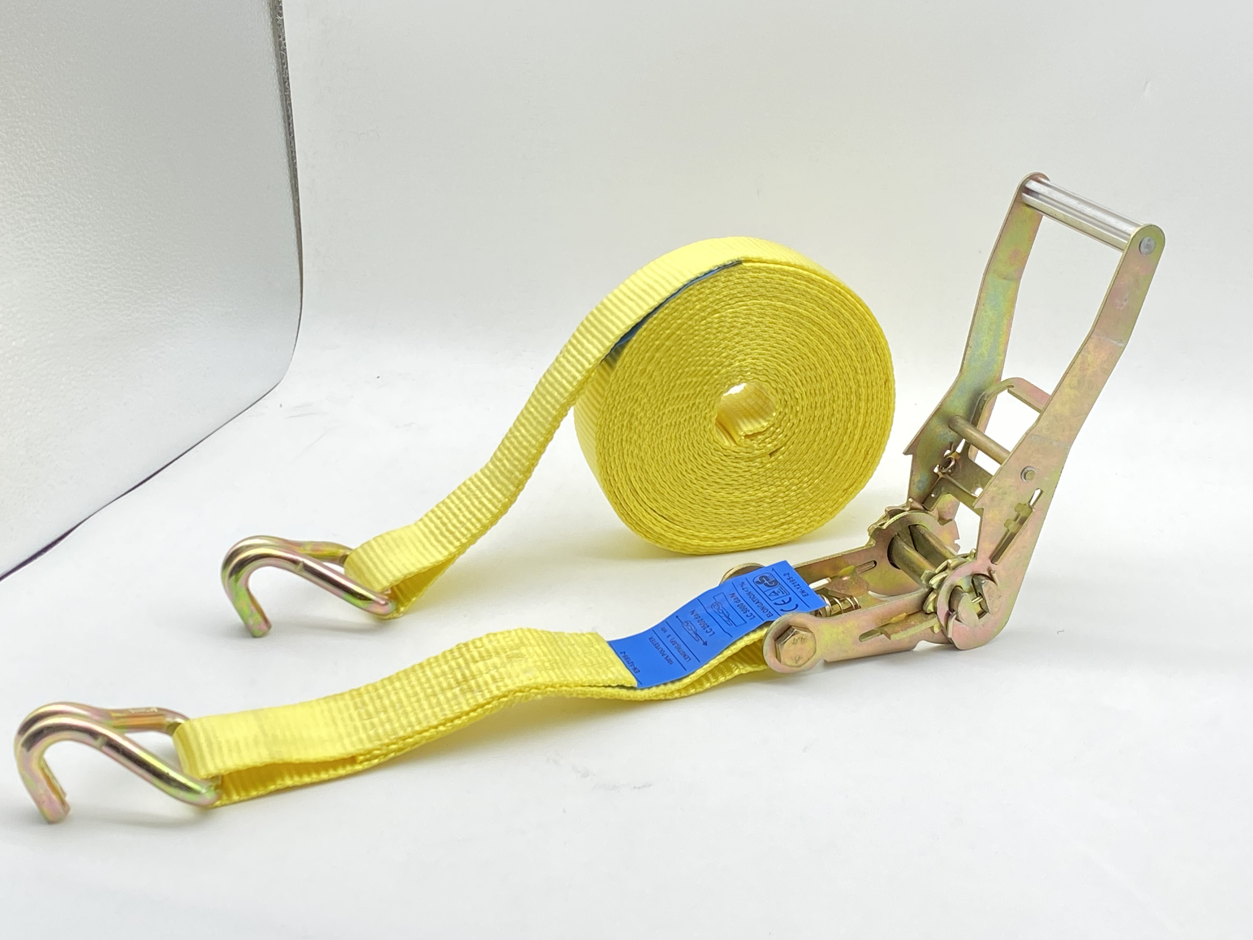 Heavy Duty Lockable Binding Transport Cargo Control Ratchet Straps 7.5CM