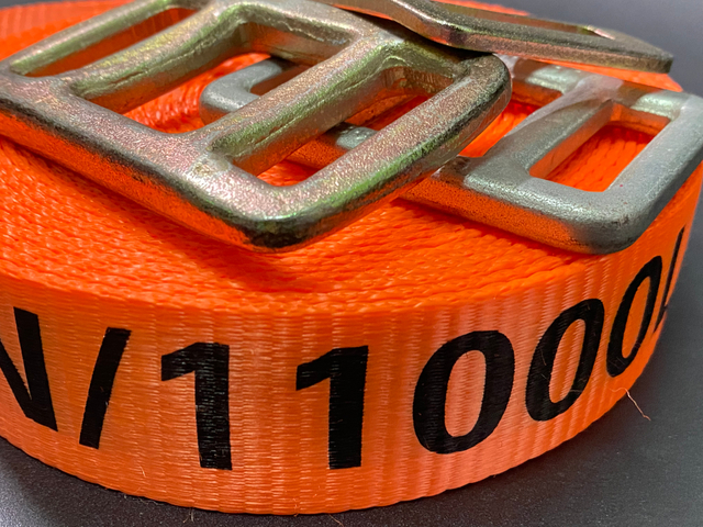 Polyester Cargo Pallet Tie Down One Way Lashing Belts with Buckle